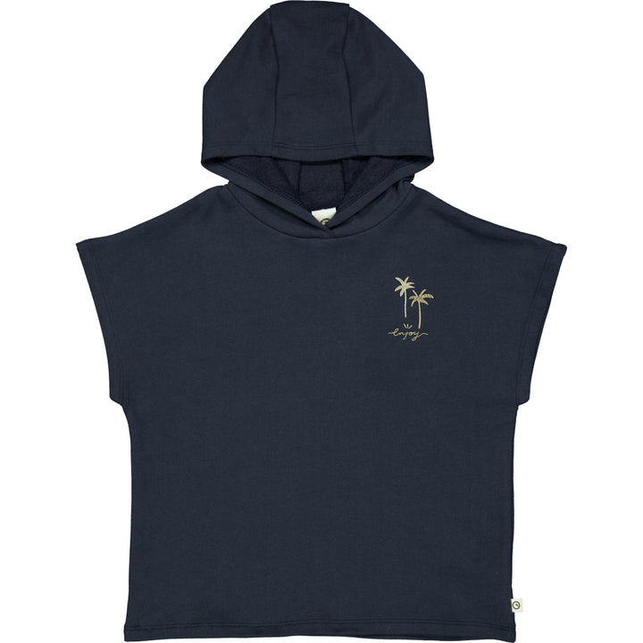 PALM kortærmet hoodie med palmer
