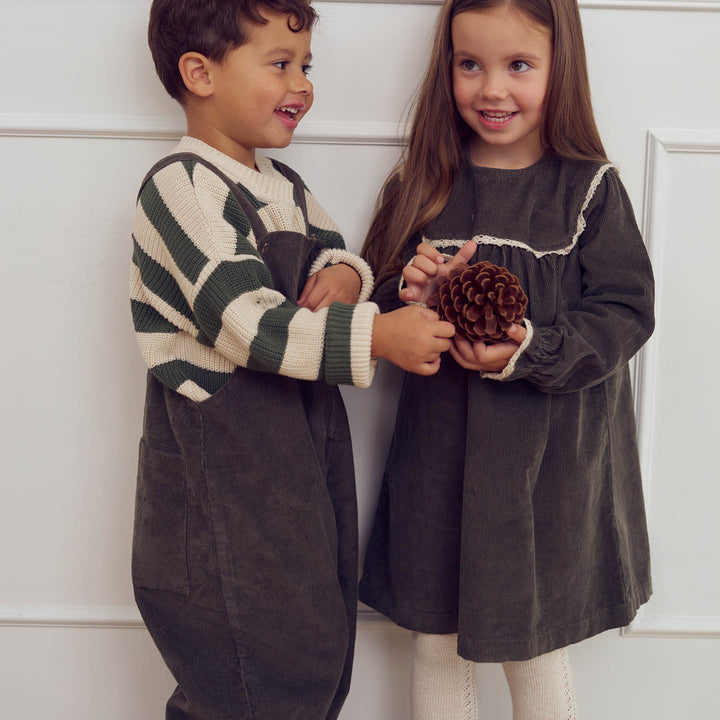 CORDUROY overalls i fløjl