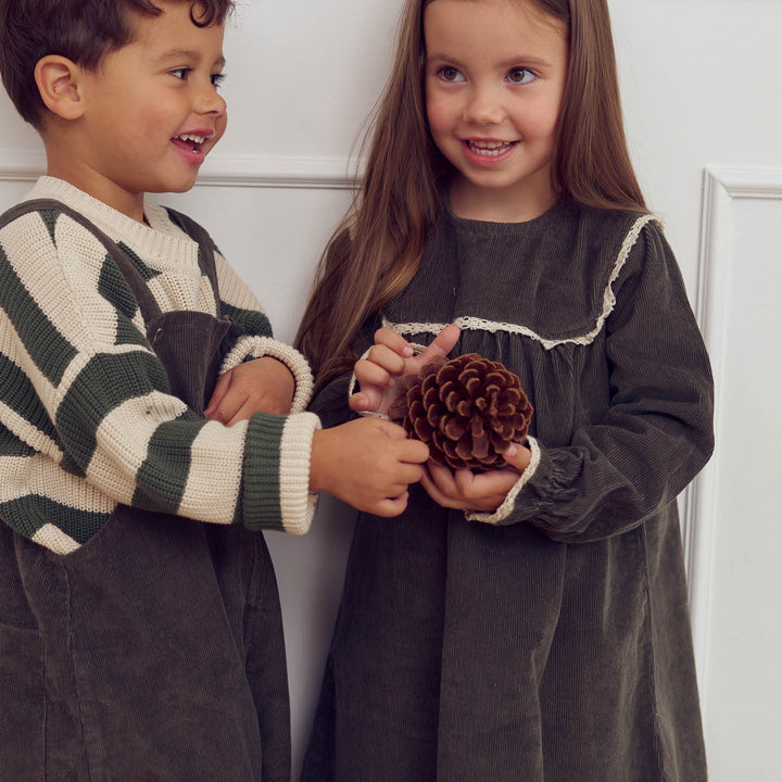 CORDUROY kjole i fløjl