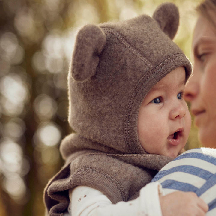 WOOLLY elefanthue i merinould fleece