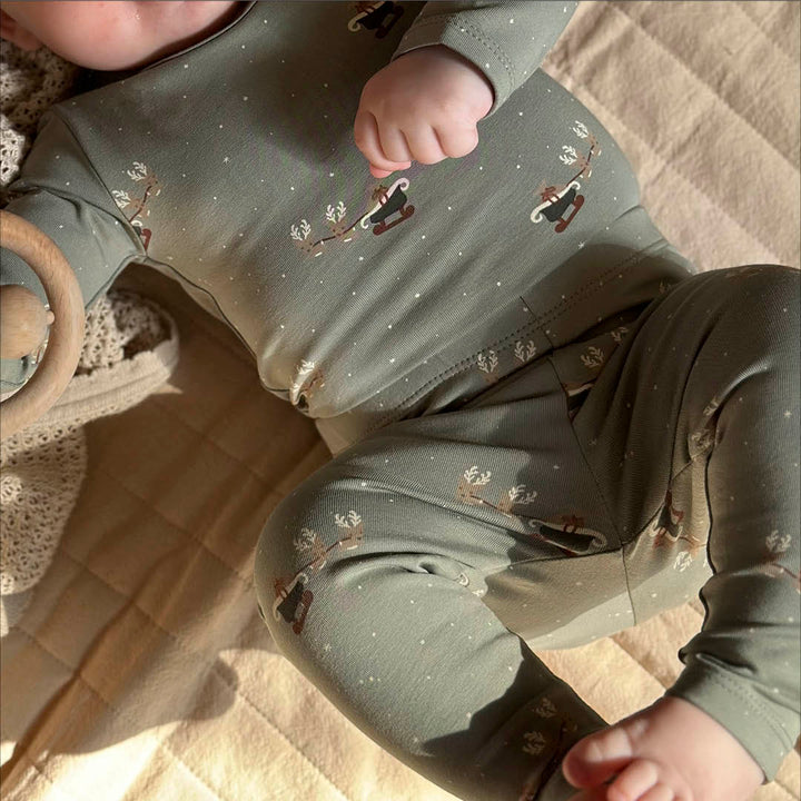 CHRISTMAS leggings med juleprint