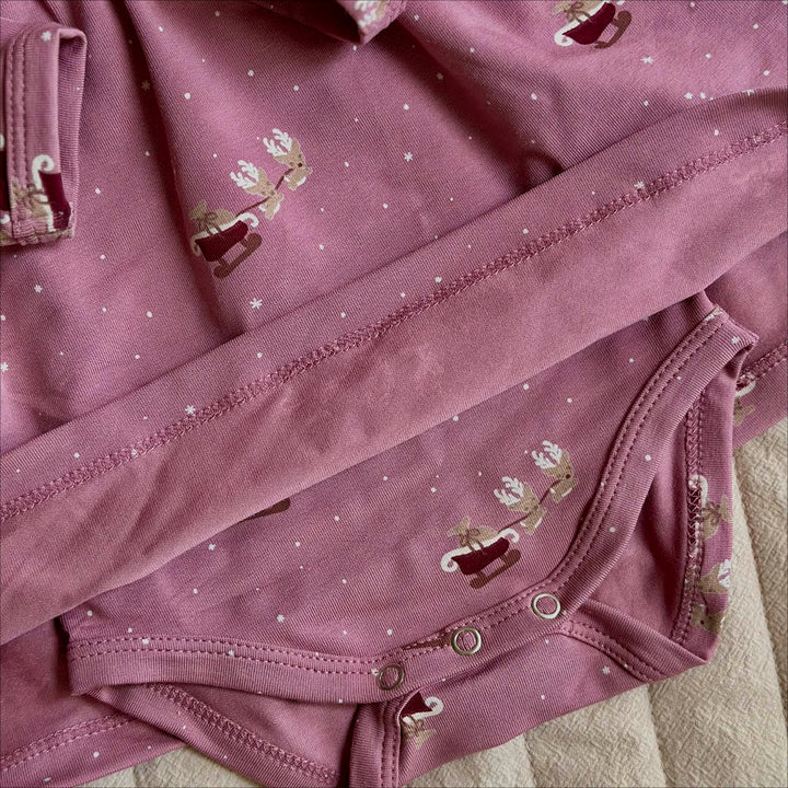CHRISTMAS bodykjole med juleprint
