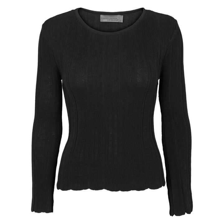 KNIT strikket trøje -slim fit