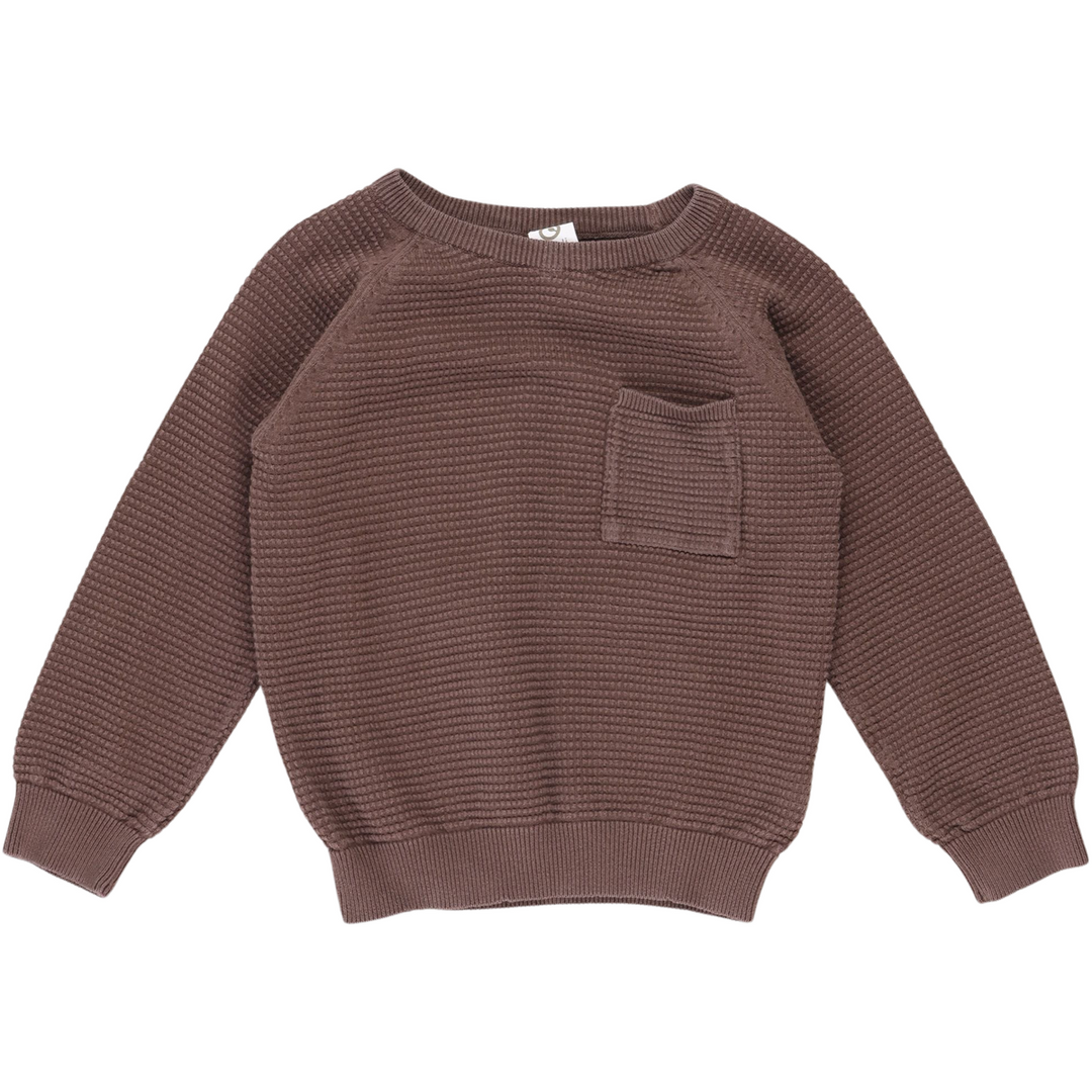 RE-LOVED KNIT trøje med lomme