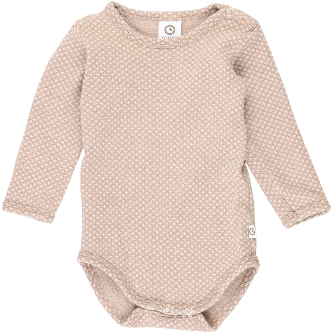 RE-LOVED CROSS Jacquard body i uld/bomuld