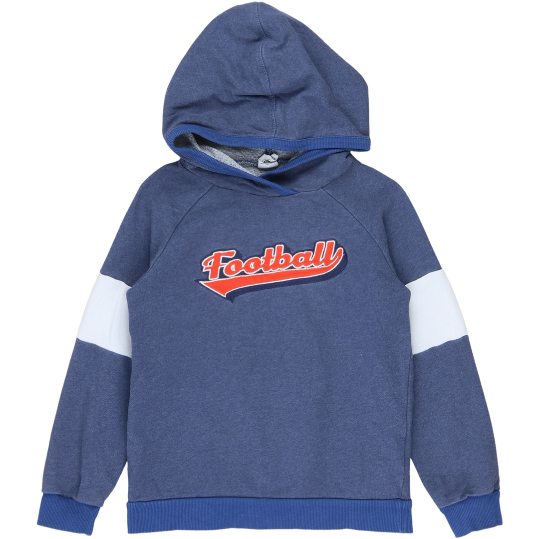 RE-LOVED SWEAT hoodie med football broderi