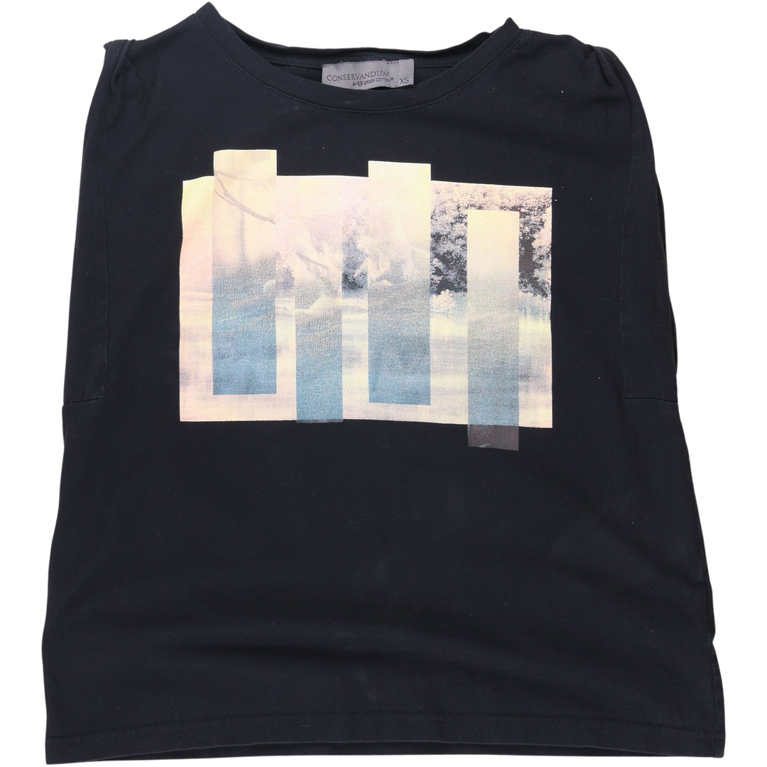 RE-LOVED Ærmeløs top med fotoprint