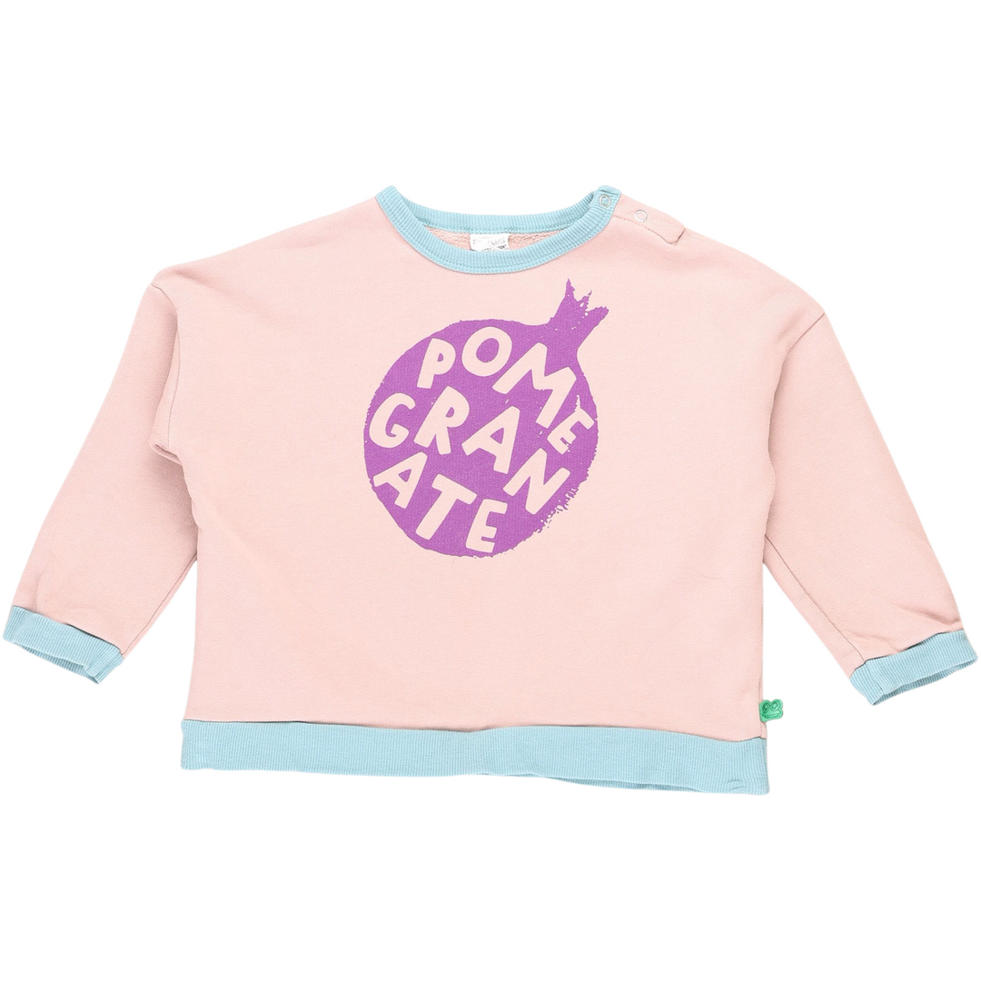 RE-LOVED VEGGIE sweattrøje med print af grøntsager