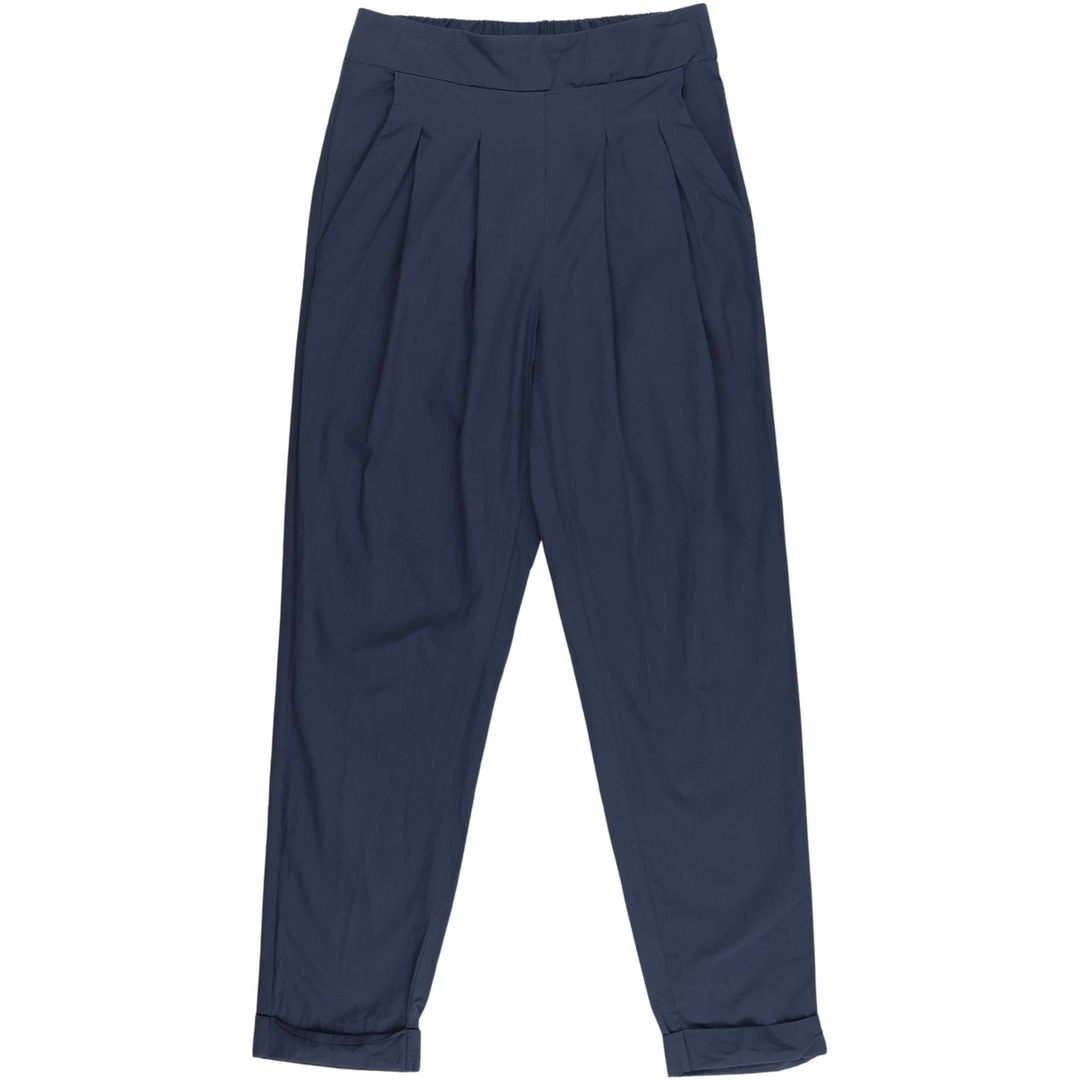 RE-LOVED POPLIN bukser med lommer