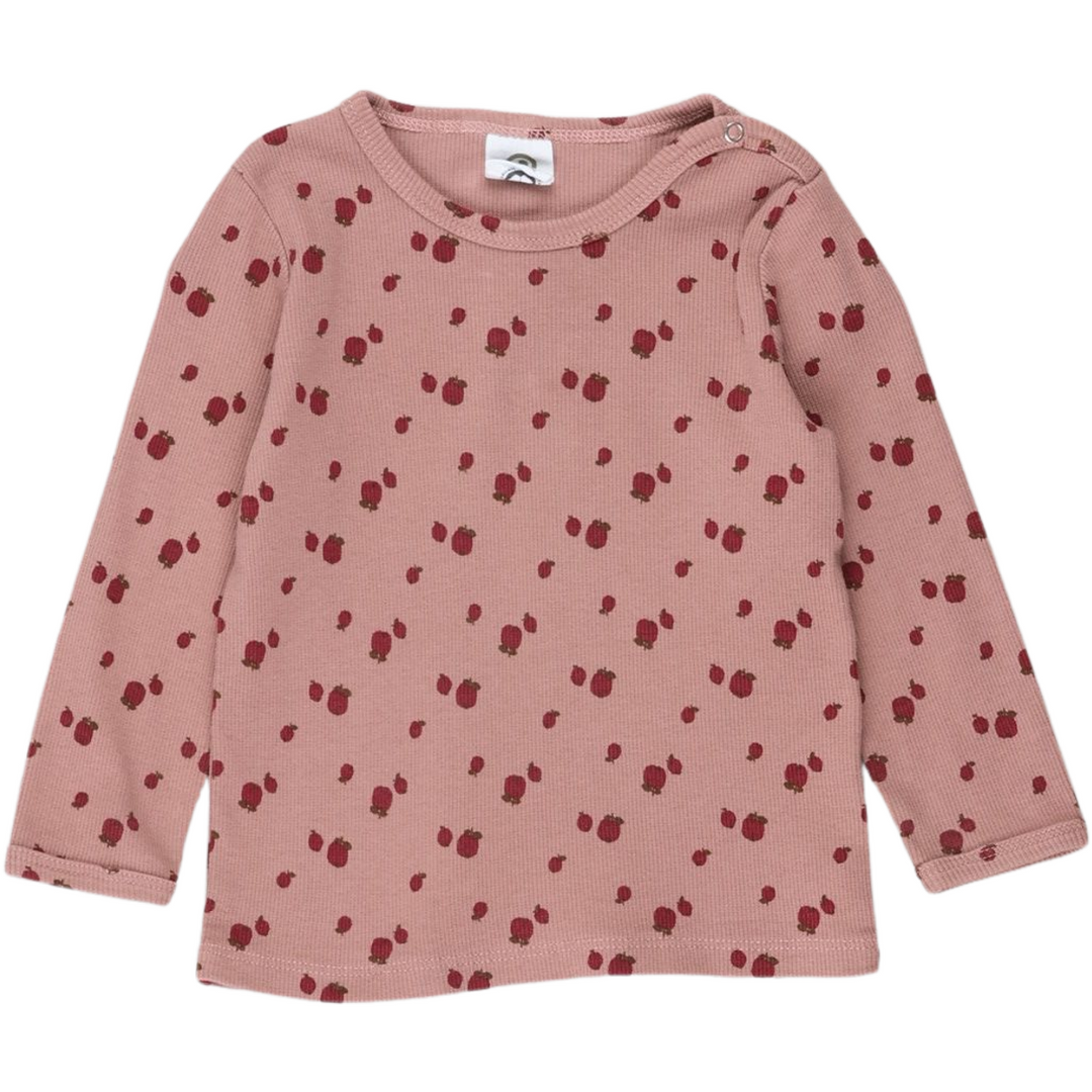 RE-LOVED APPLE bluse med print af æbler