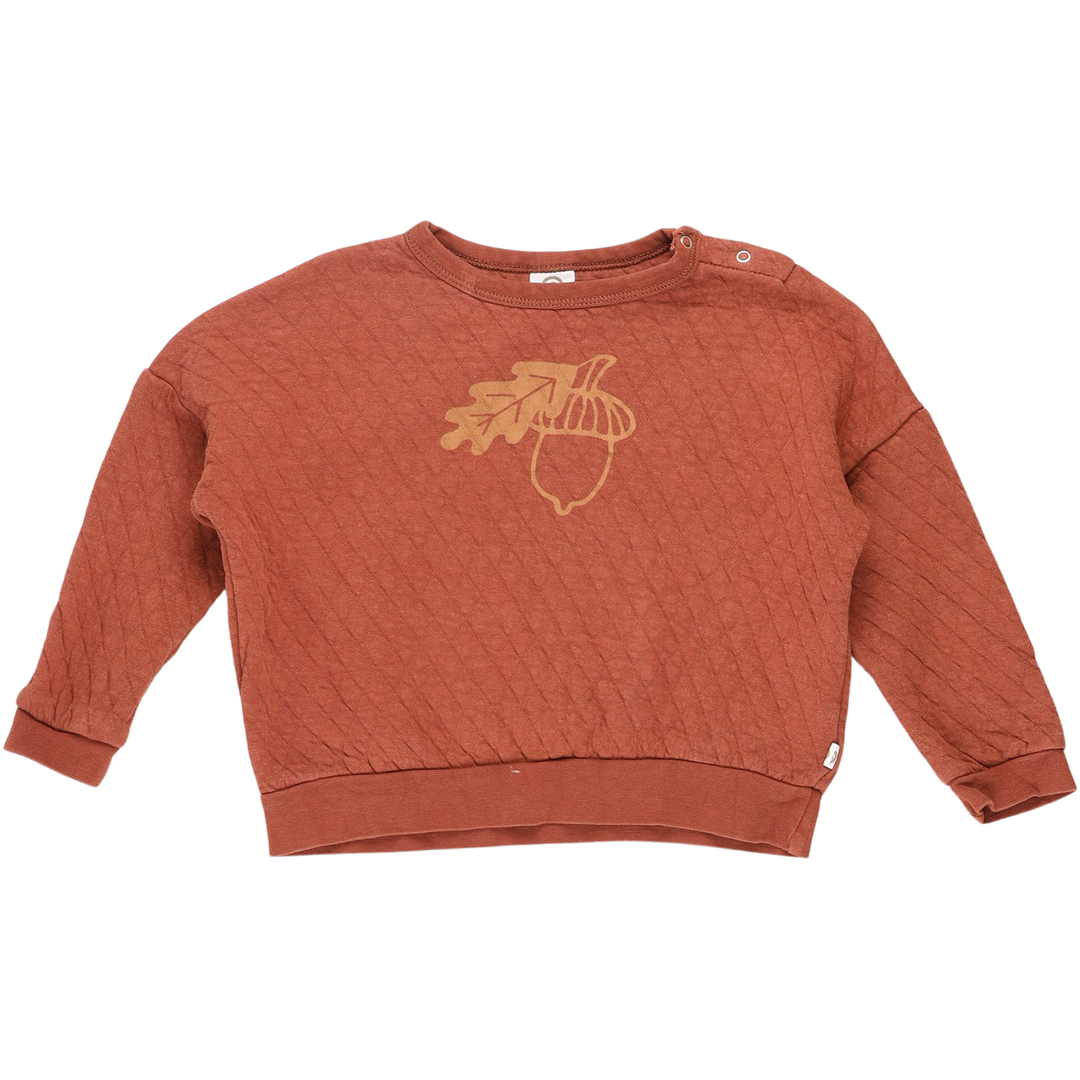 RE-LOVED ACORN quiltet sweat-trøje -BABY