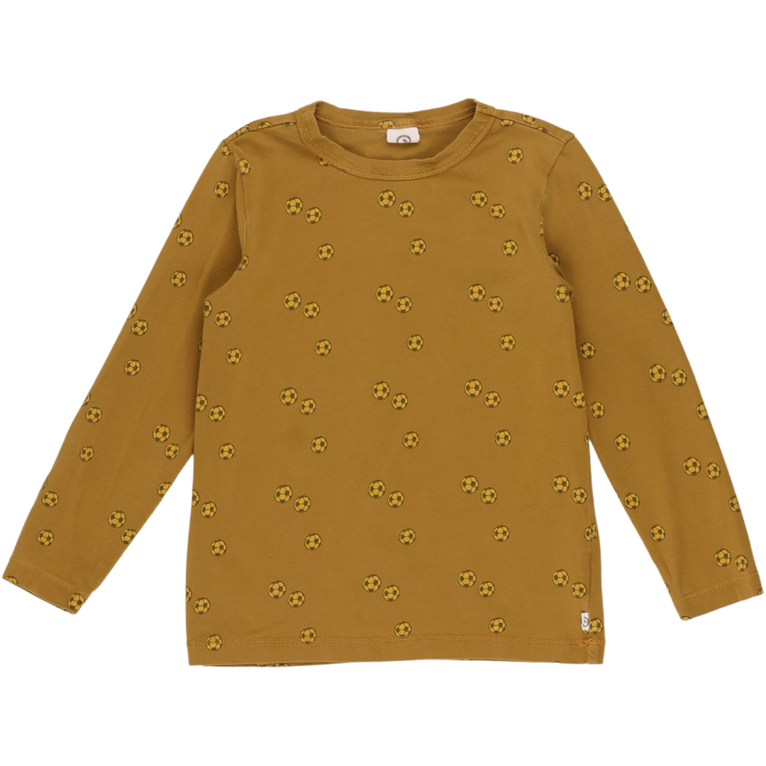 RE-LOVED BALL bluse med fodbolde