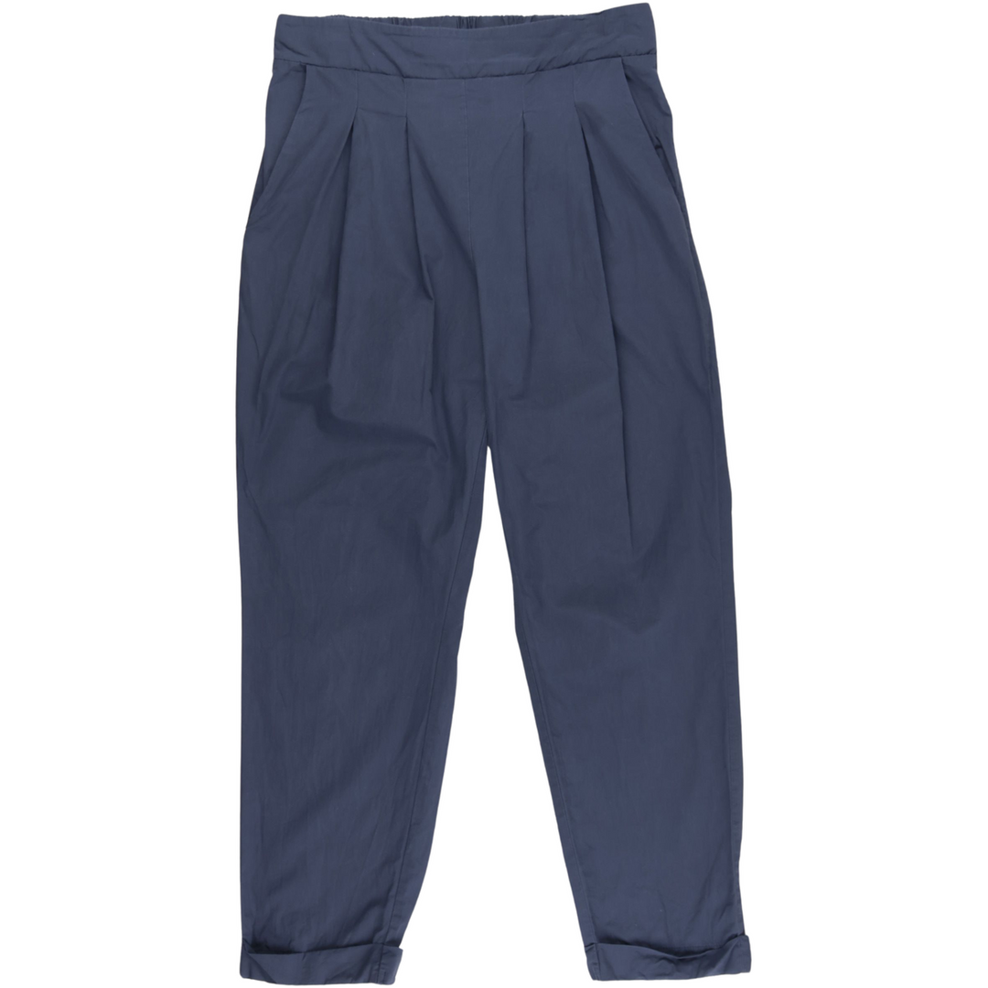 RE-LOVED POPLIN bukser med lommer