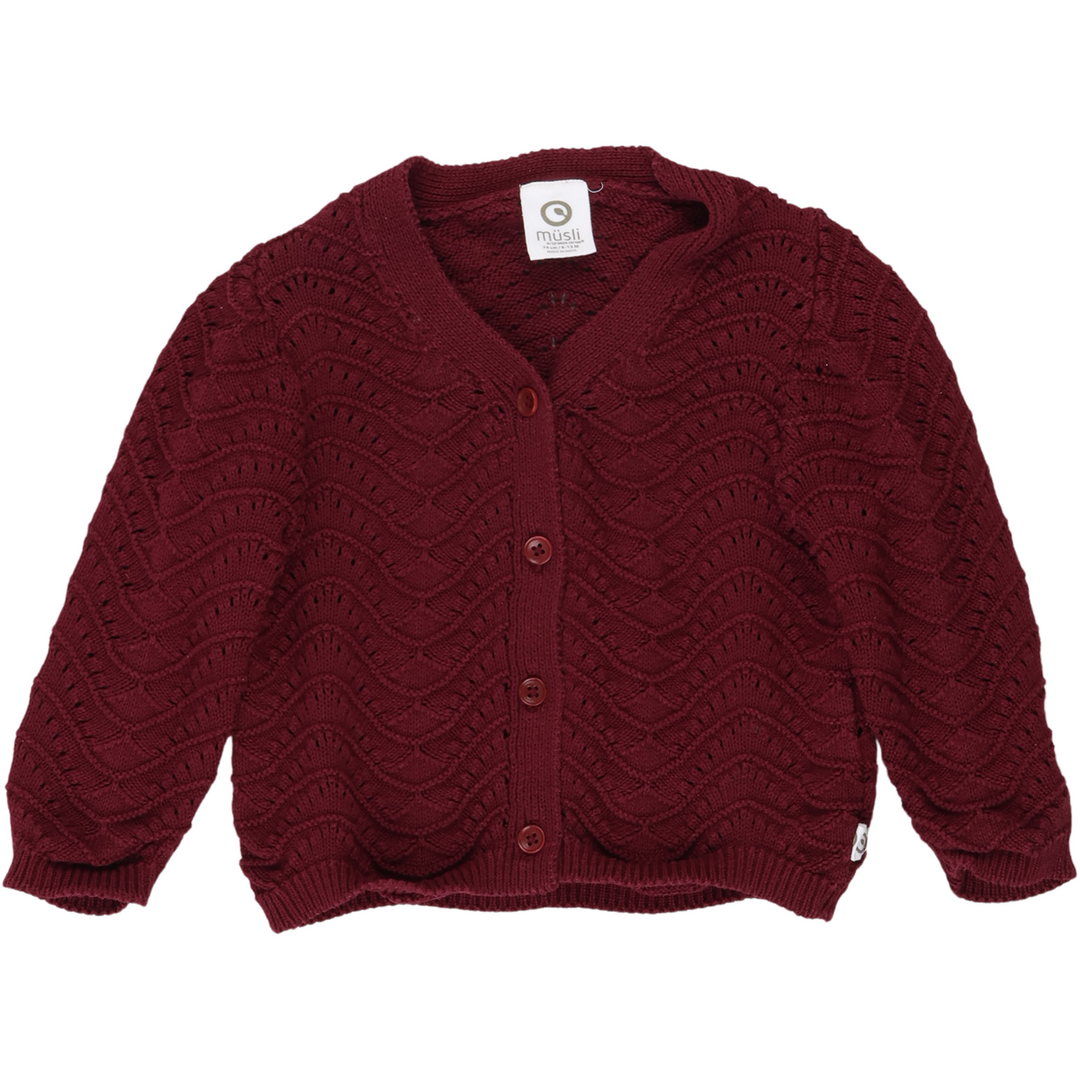 RE-LOVED KNIT needle out strikcardigan