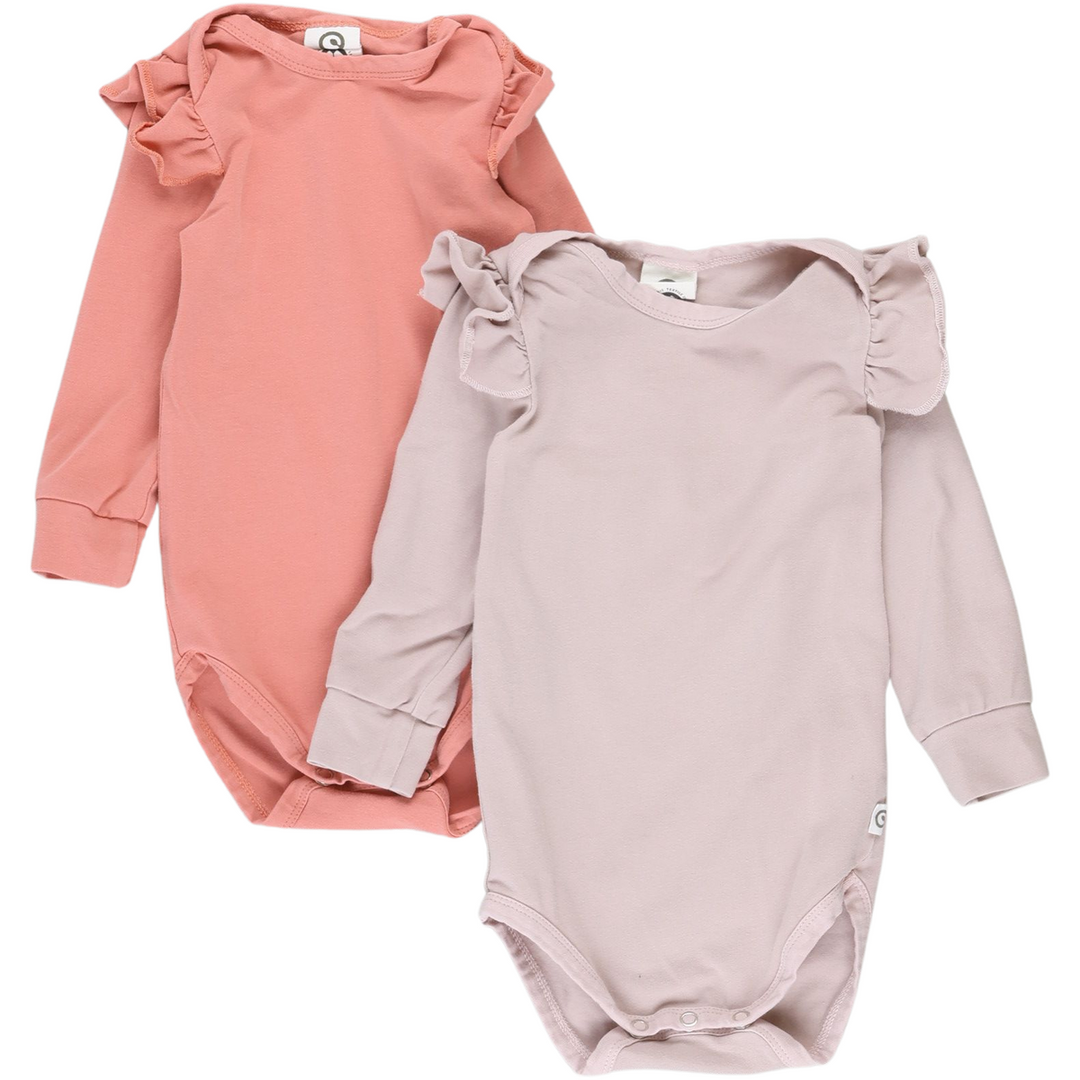 RE-LOVED BASIC body med flæser 2-pak
