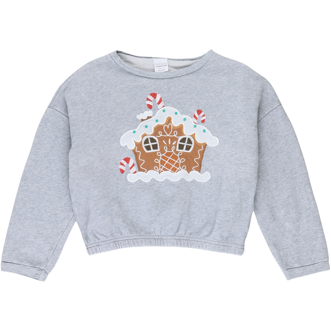RE-LOVED SWEAT trøje med kagehus