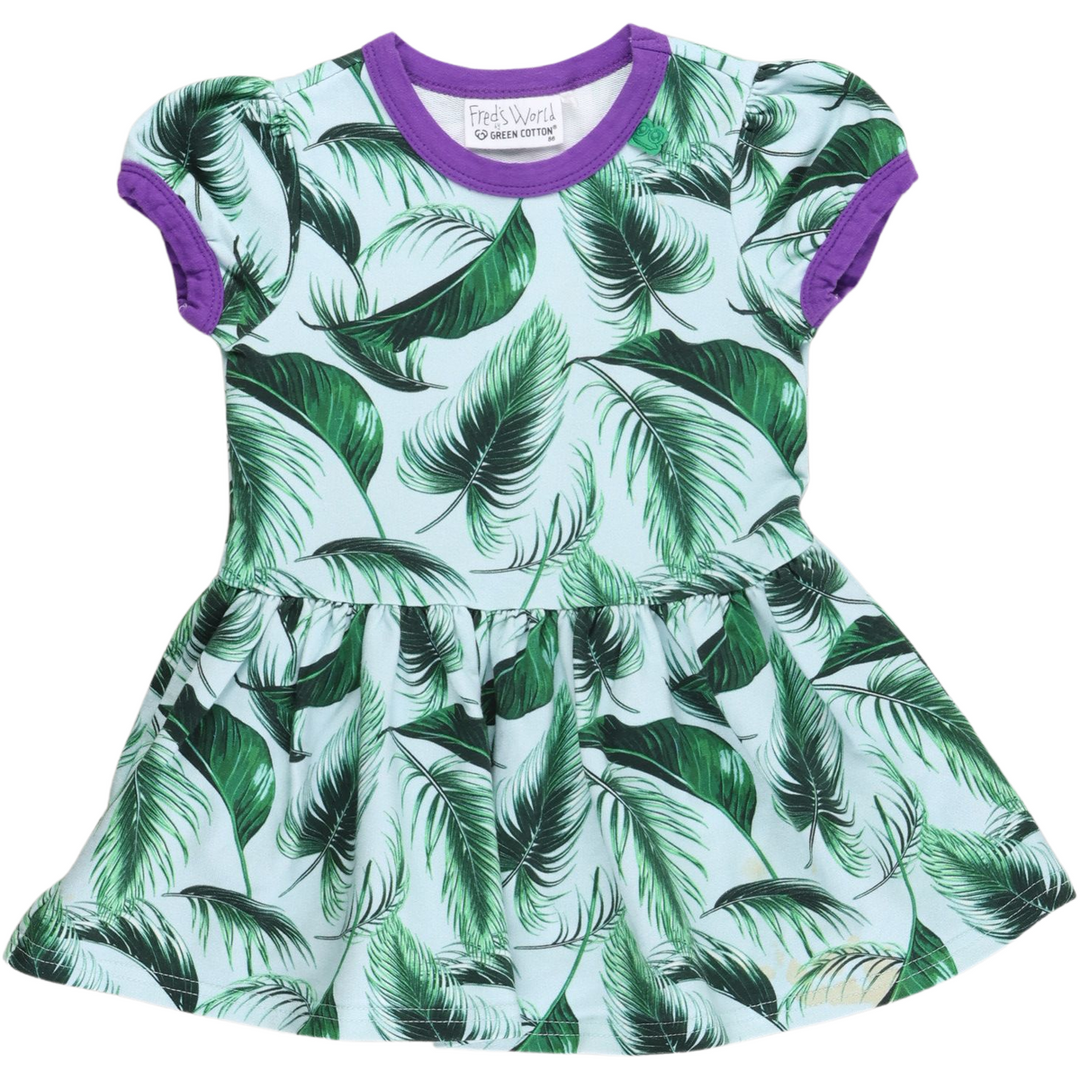 RE-LOVED Kjole med palmeprint - Online Exclusive