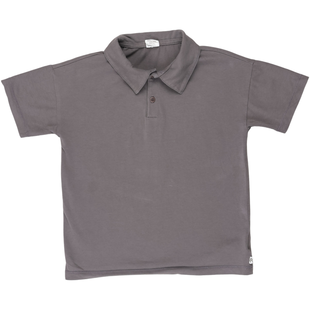 RE-LOVED COZY ME T-shirt med krave