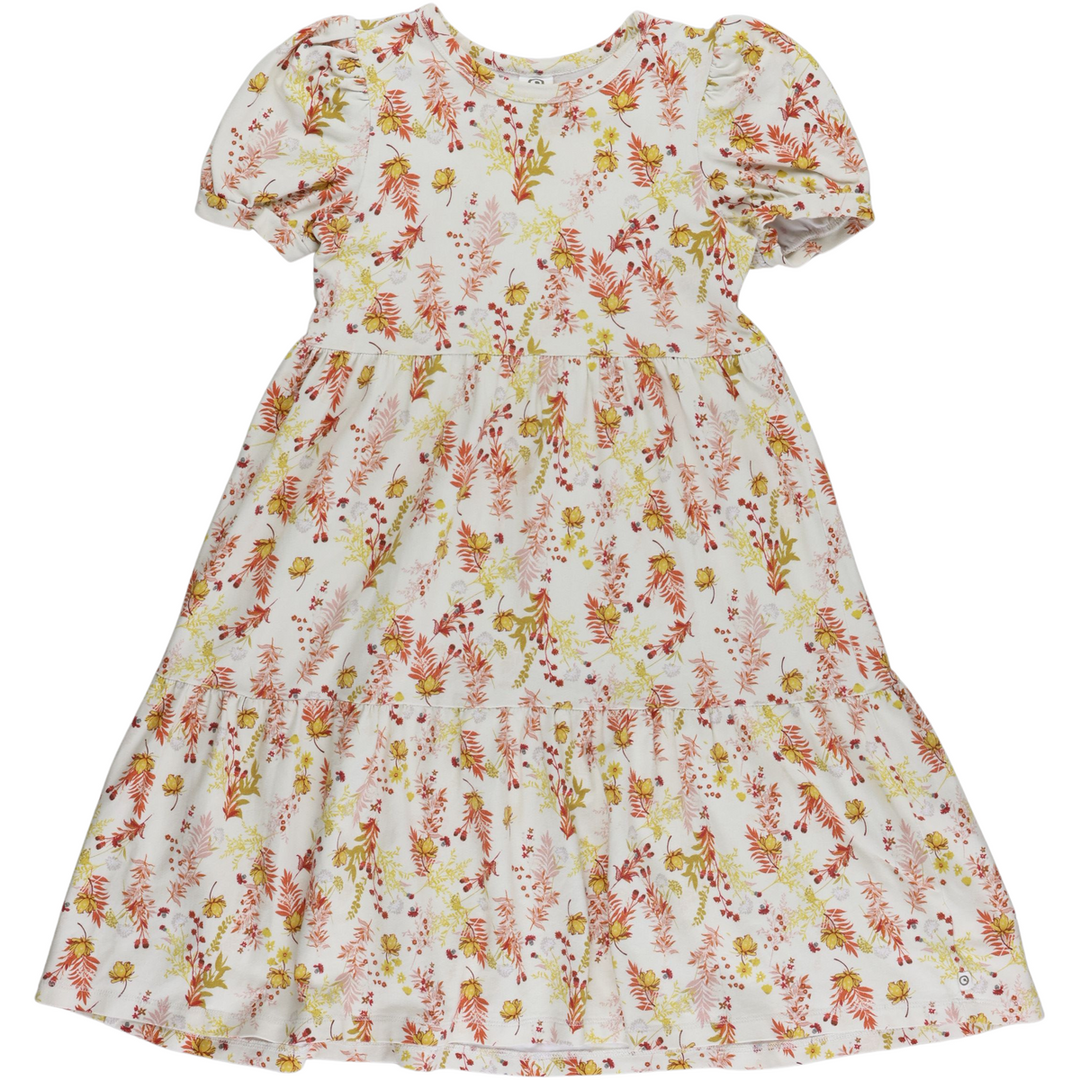 RE-LOVED CALENDULA kjole med print
