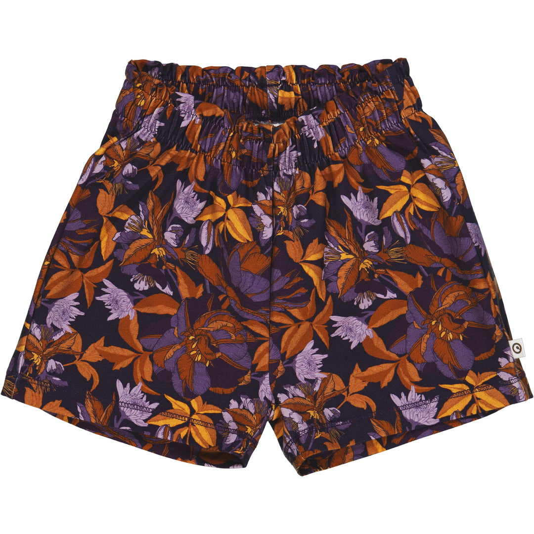 VILLOSA shorts med blomsterprint