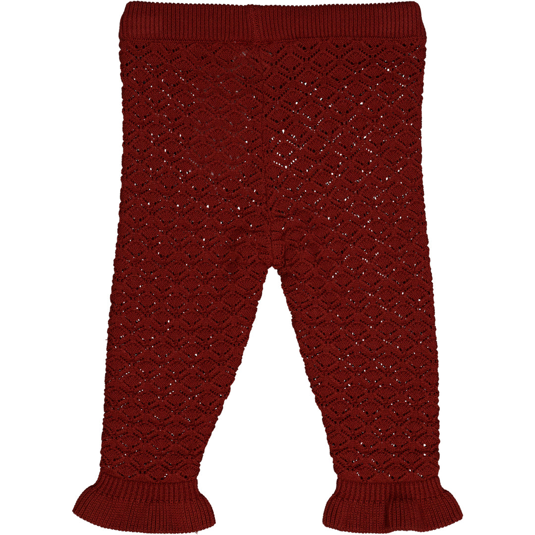 KNIT strik bukser med mønster
