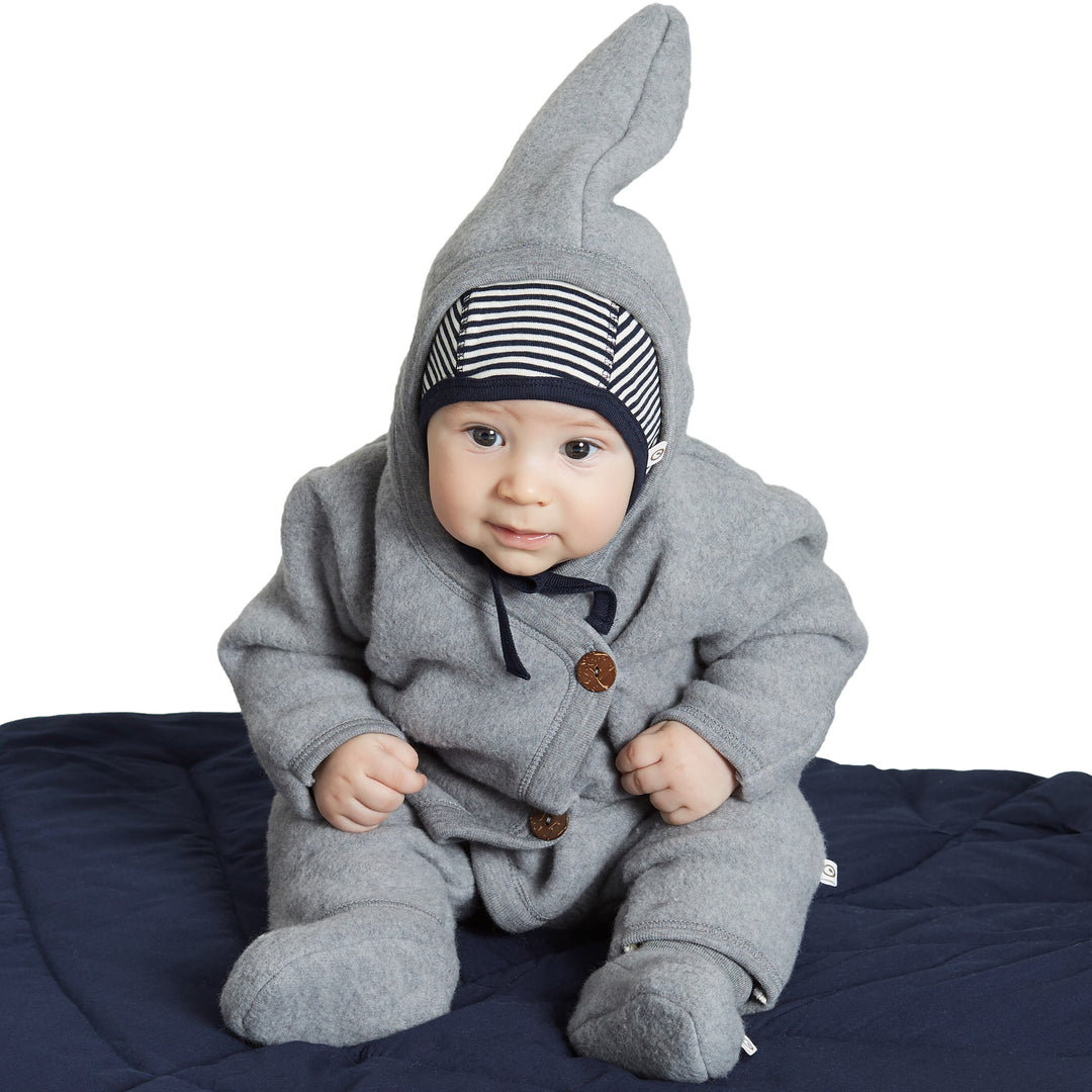 RE-LOVED Fleece køredragt i økologisk merinould