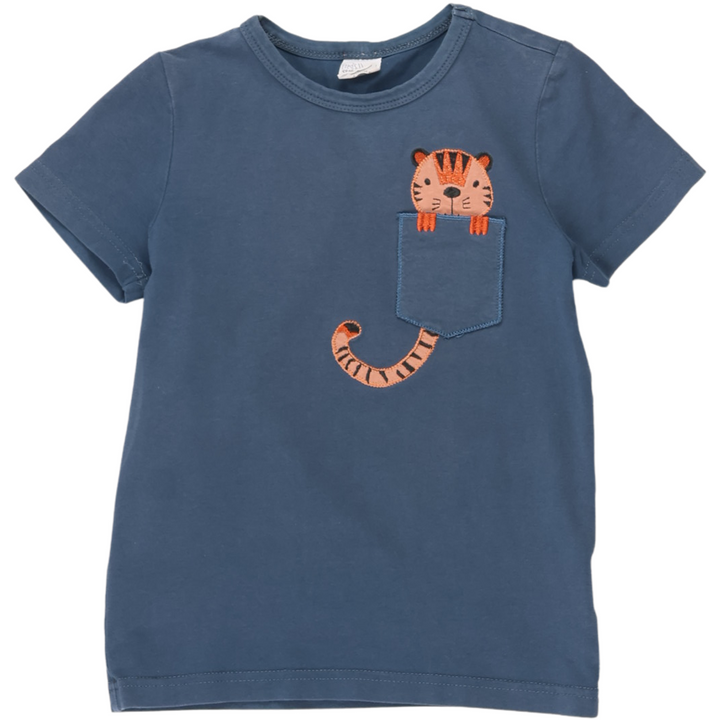 RE-LOVED HELLO T-shirt med en tiger