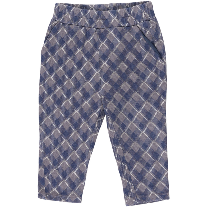 RE-LOVED JACQUARD bukser med tern