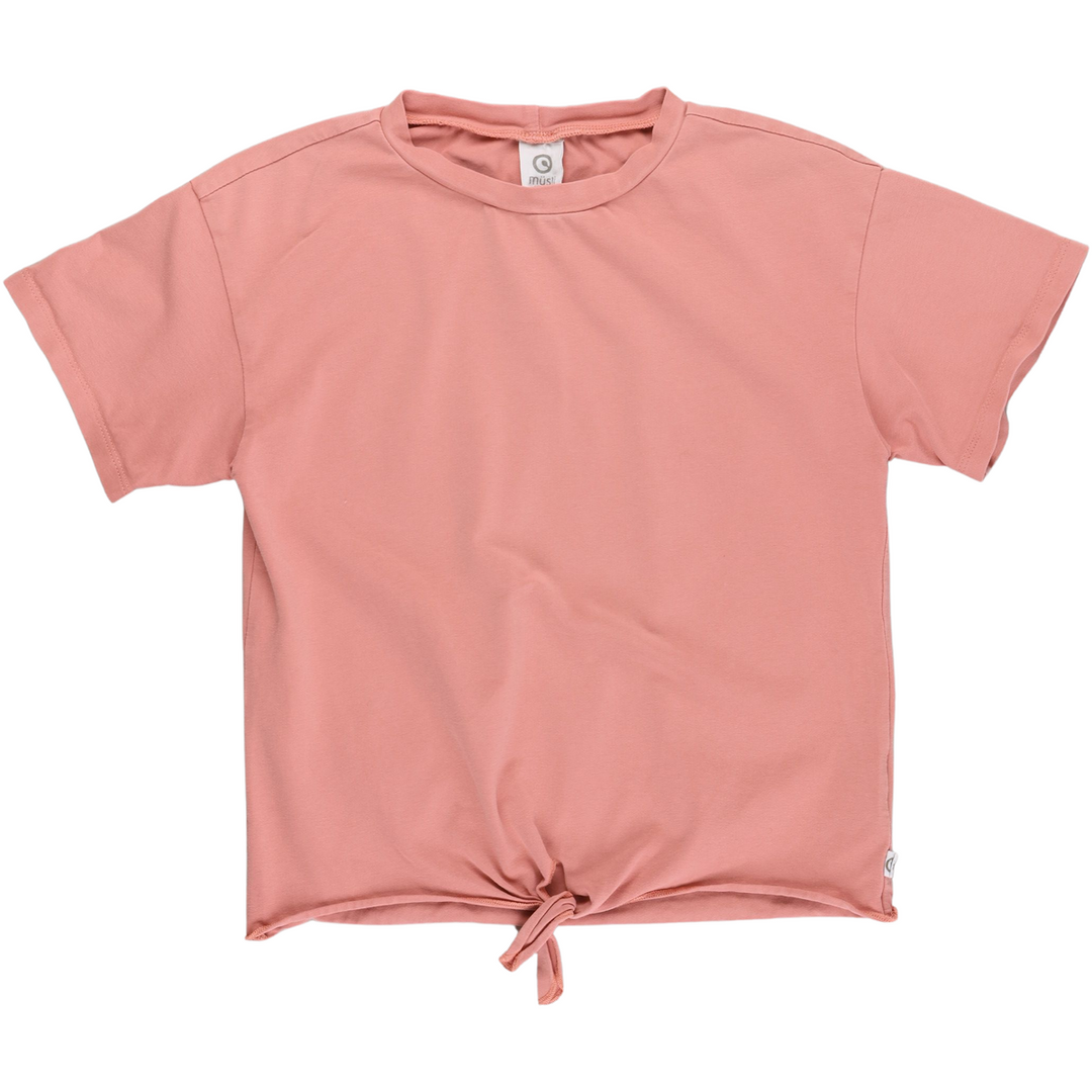 RE-LOVED KNOT T-shirt med knude