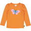HELLO pufærme bluse med sommerfugl