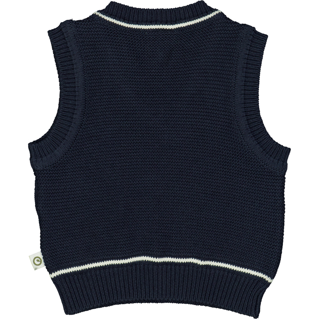 KNIT kabel strikket vest