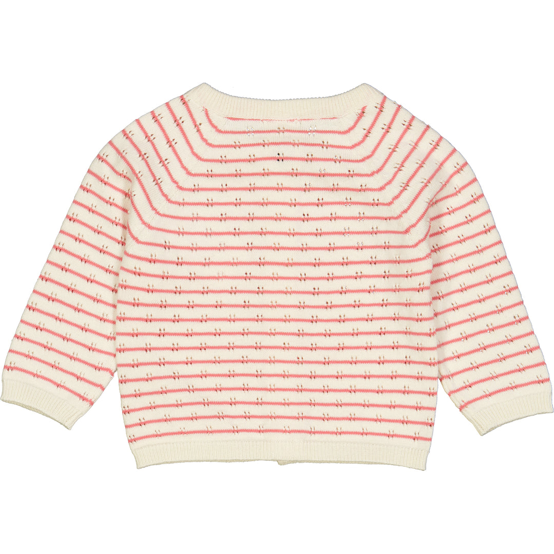 KNIT STRIPE cardigan med striber