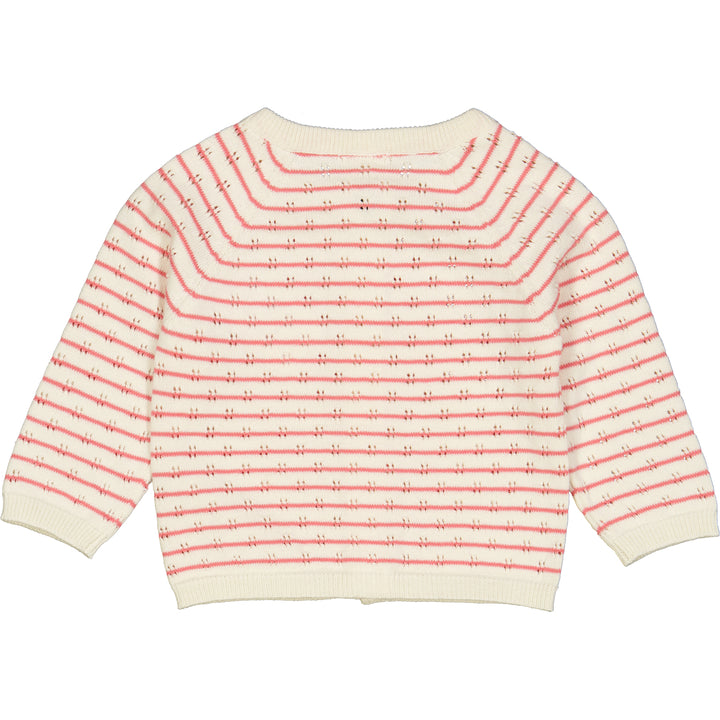 KNIT STRIPE cardigan med striber