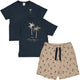 PALM sæt med T-shirt og shorts