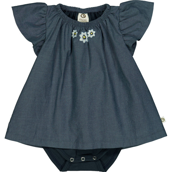 DAISY kjolebody med marguerit broderi