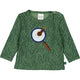 LEAF bluse med lup broderi