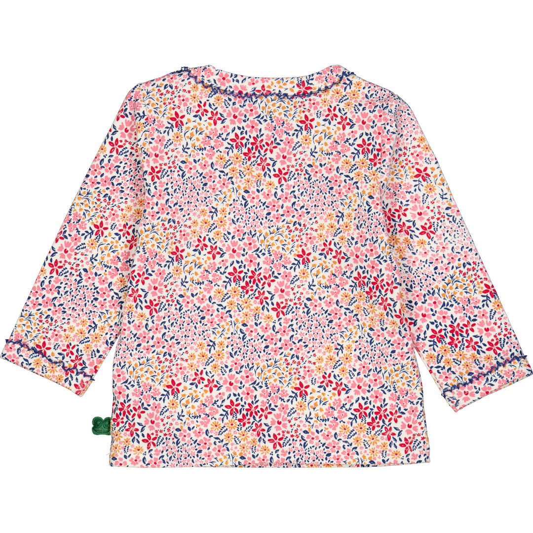 BLOOM bluse med blomsterprint