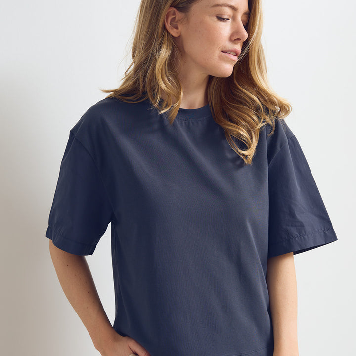 POPLIN BOX FIT T-shirt