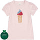 ICE CREAM T-shirt med broderi