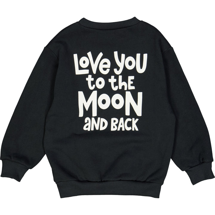 LOVE YOU to the moon sweattrøje