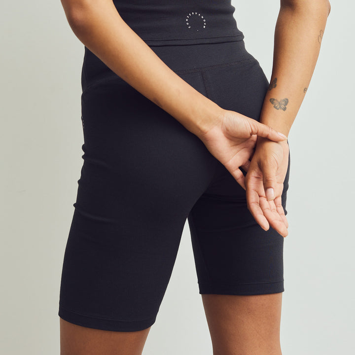 CALM RIB cykel shorts