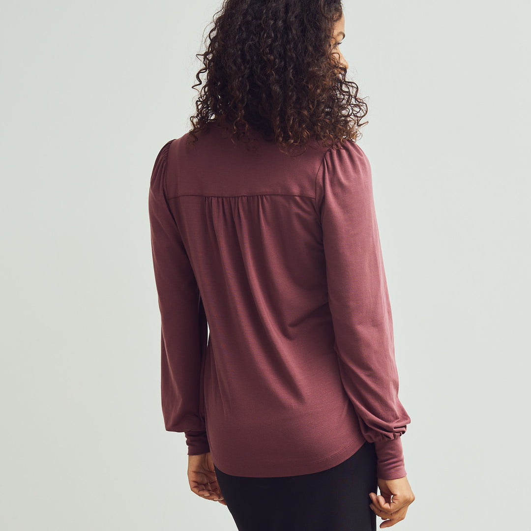 TENCEL sløjfe bluse