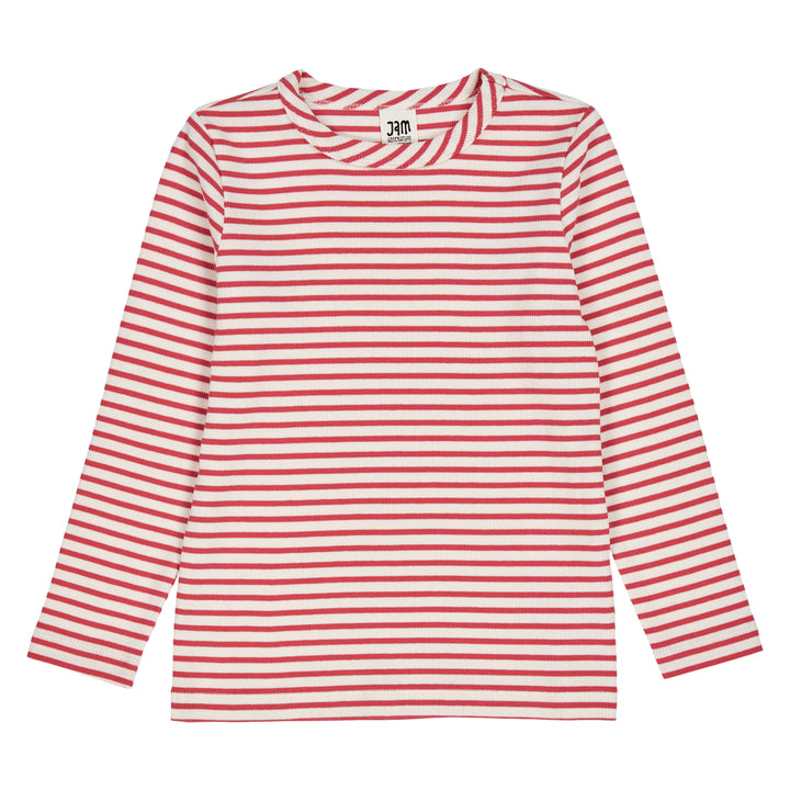 STRIPE rib bluse