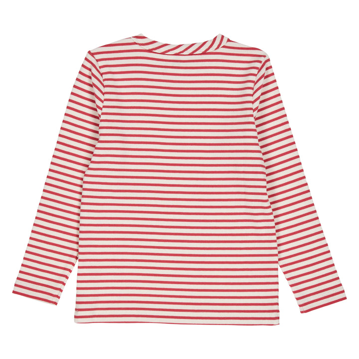 STRIPE rib bluse