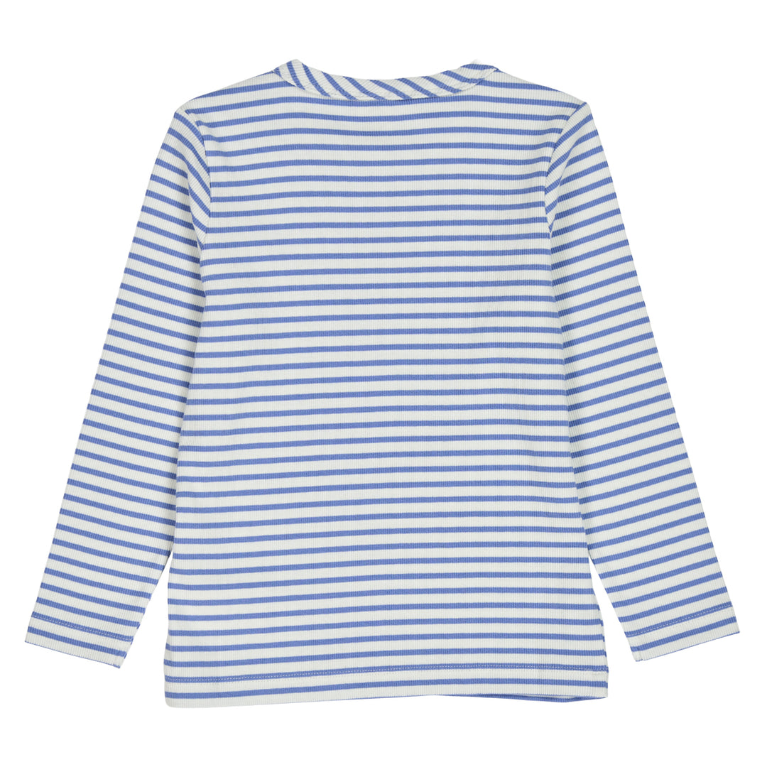 STRIPE rib bluse