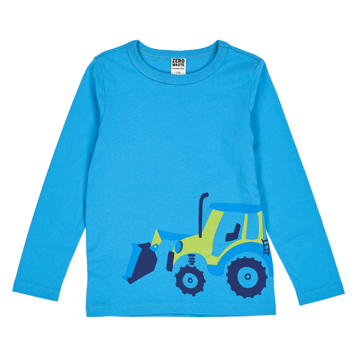 TRACTOR bluse med en printet traktor