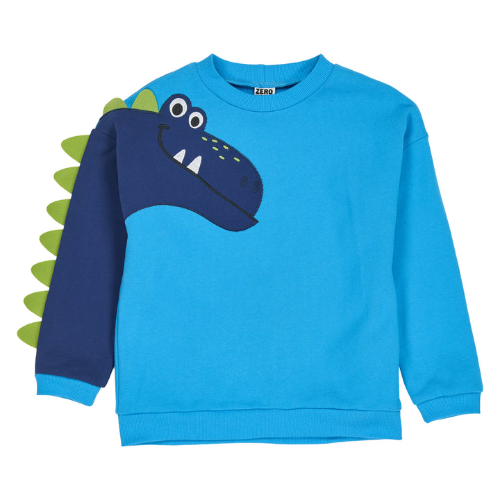 DINO sweattrøje med haletakker