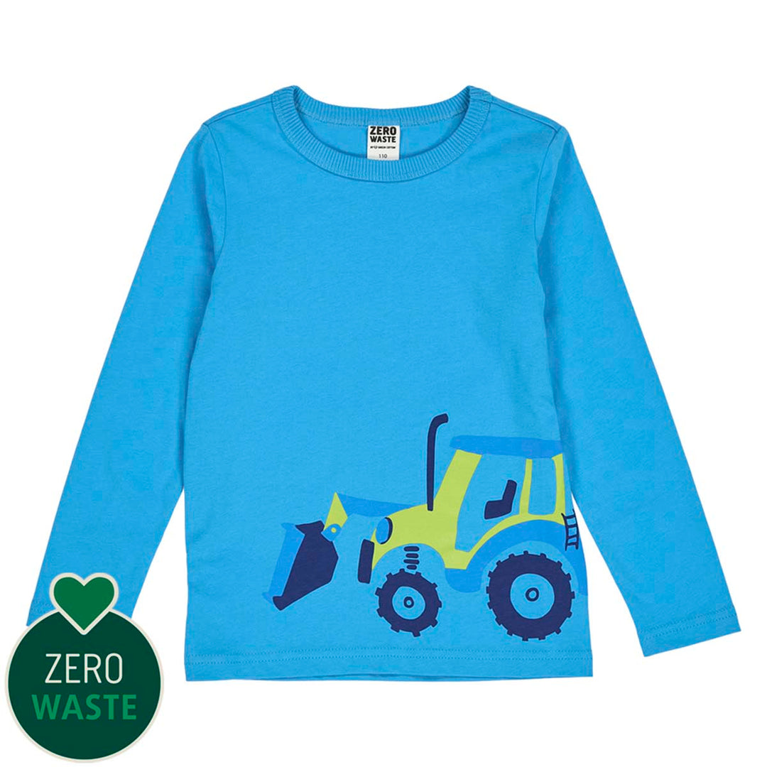 TRACTOR bluse med en printet traktor