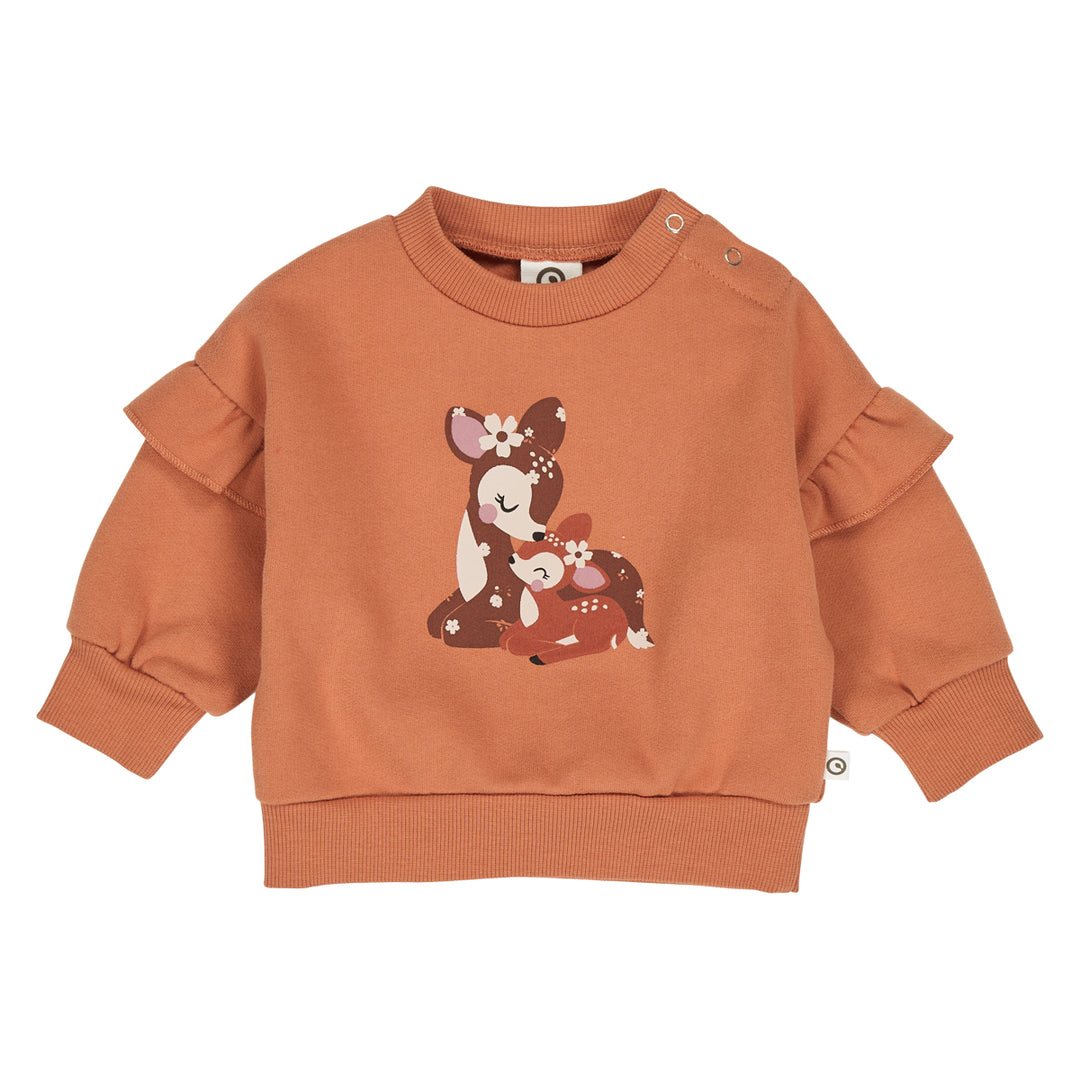 CEDAR sweattrøje med et rådyr