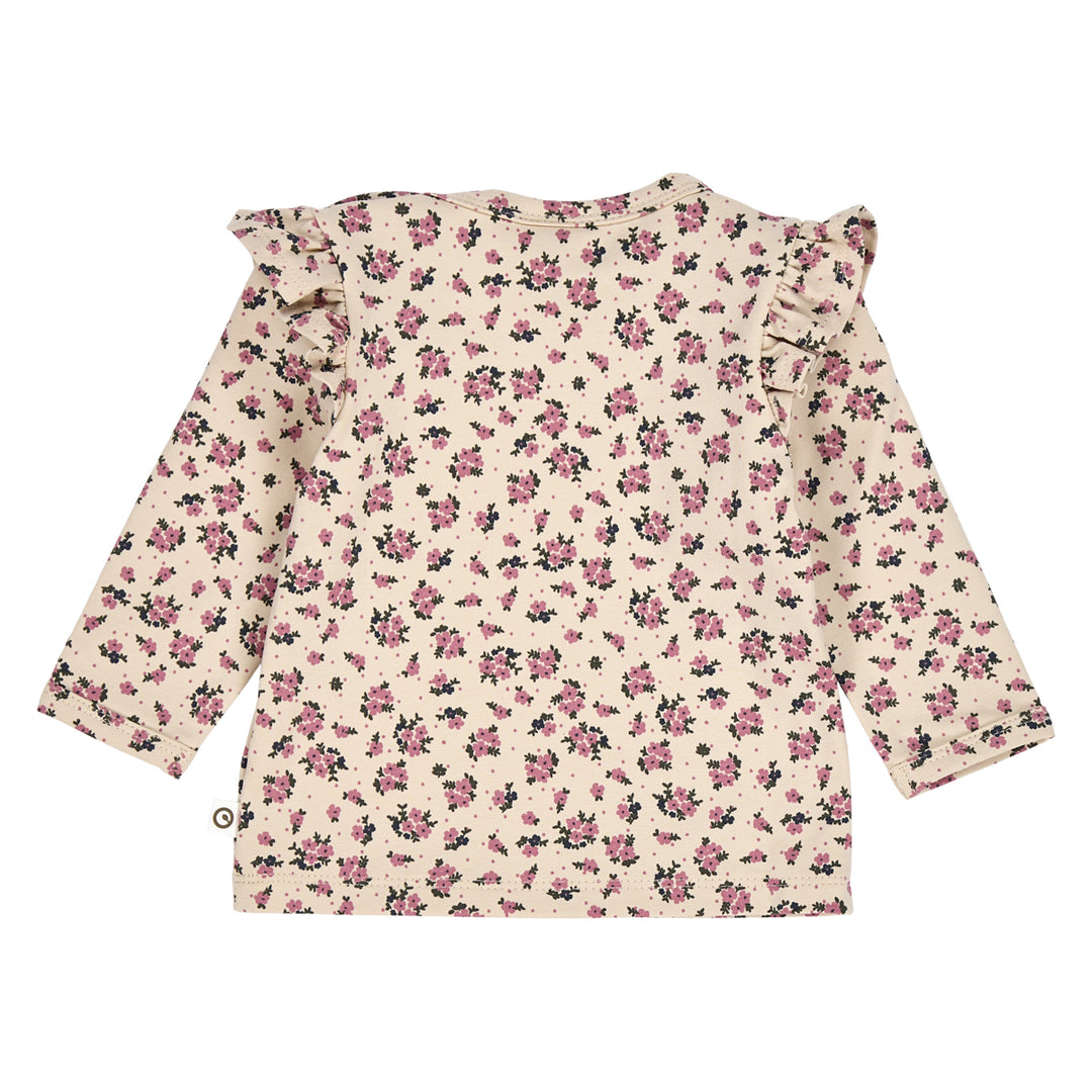 ZINNA blomsterprintet flæse bluse